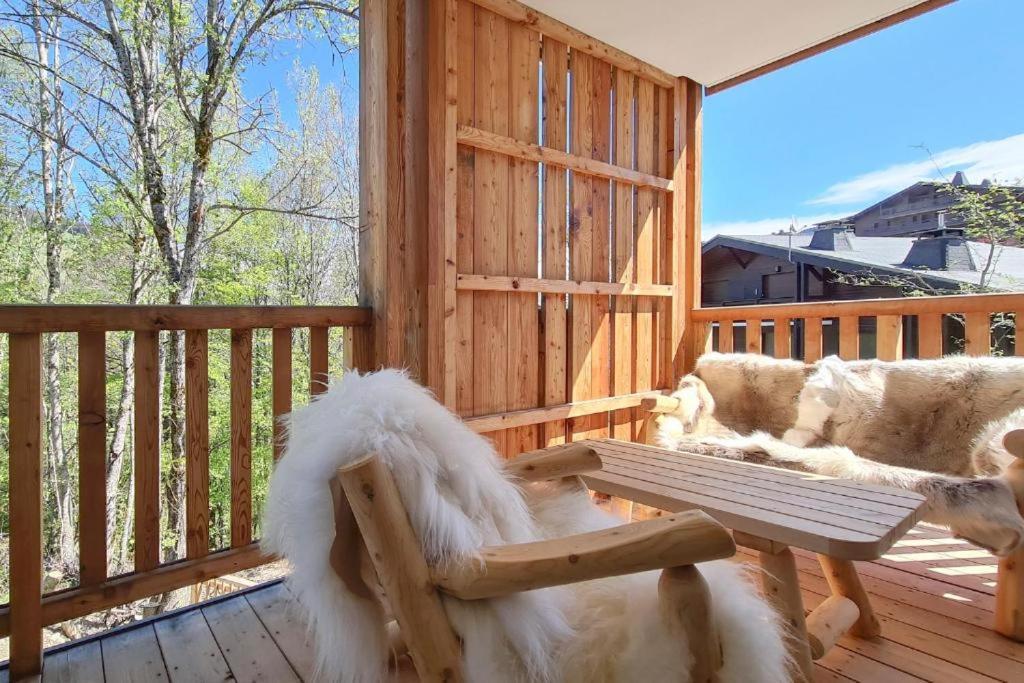 Ferienwohnung Apache_Coudriers Megève Exterior foto